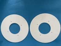 Industrial High Al2O3 99% Aluminum Oxide Ceramic Ring Insulated Wear Resistant