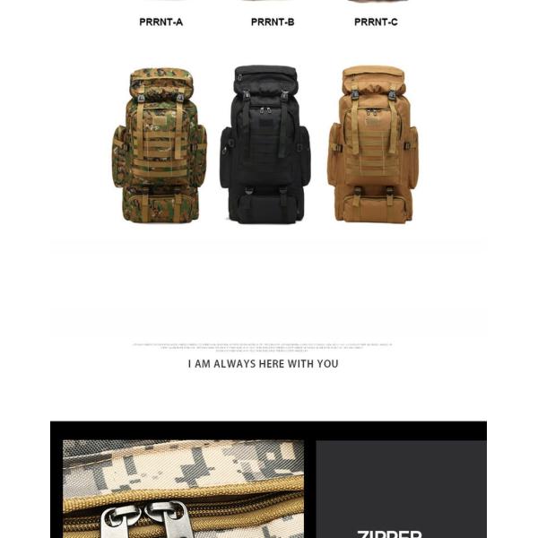 50L mochila impermeable para senderismo deportes acampar ligero y versátil