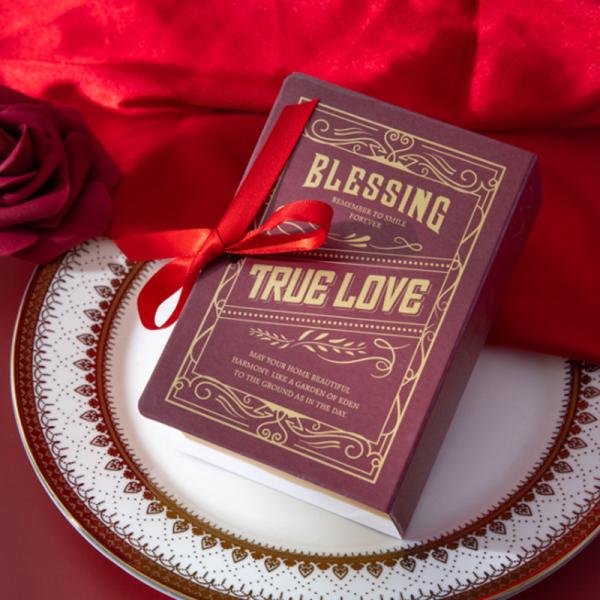 Superficie de acabado de la caja de regalo de chocolate laminada de mat de tamaño personalizado Ferrolita embalaje