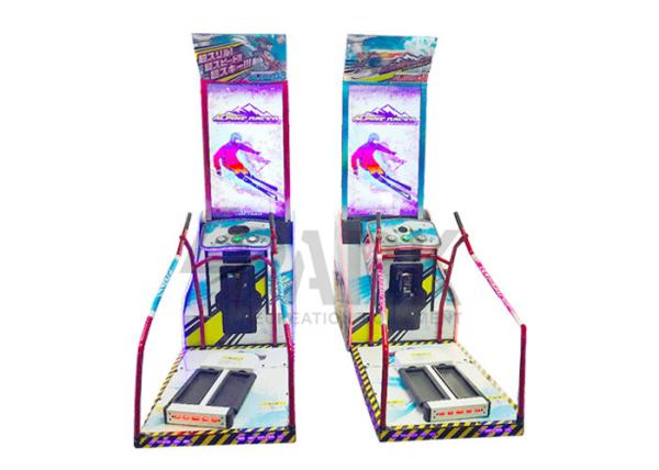 Fashion Coin Operated Arcade Machines Alpine Racer Skiing