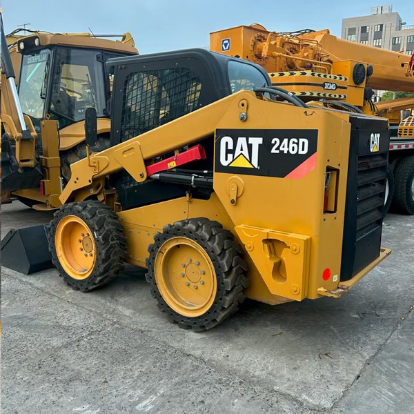 High Performance Used  Wheel Loaders 246D Second Hand Earth Moving Machinery