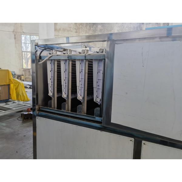 Commercial Ice Block Making Machine with Industrial Compressor 1230x930x2040mm Size