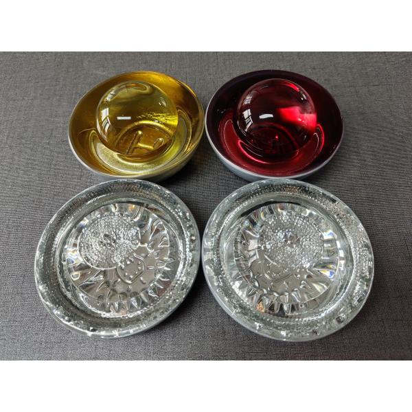 ROADSAFE Glass Road Stud Traffic Cat Eye Reflector Glass Warning Light Glow In The Dark Dock Lights Driveway Road Marker Light