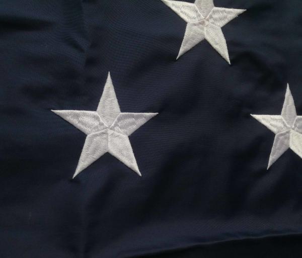 American Flag 3x5ft Outdoor 100% Solar Max Nylon US Flags With Embroidered Stars Sewn Stripes