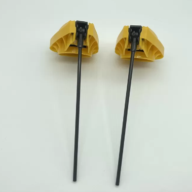 Foldable Dual-Spray Aerosol Nozzle with Secure Locking Design for Industrial Packaging