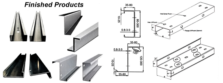 China OEM Factory Automatic C/Z Purlin Roll Forming Machine Customised