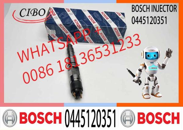 High Quality 0445 120 351 Diesel engine parts fuel system common rail injector 0445120351 crdi fuel oil injector 0 445 1