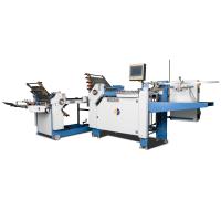 A3 Carte à pliage croisé Brochures manuelles Machine à plier du papier AOQI Alimentateur à aspiration d'air