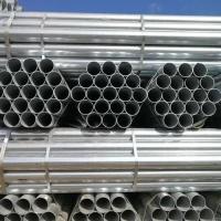 Tubo de aço galvanizado DX52D SGCC sem costura Certificado JIS ERW