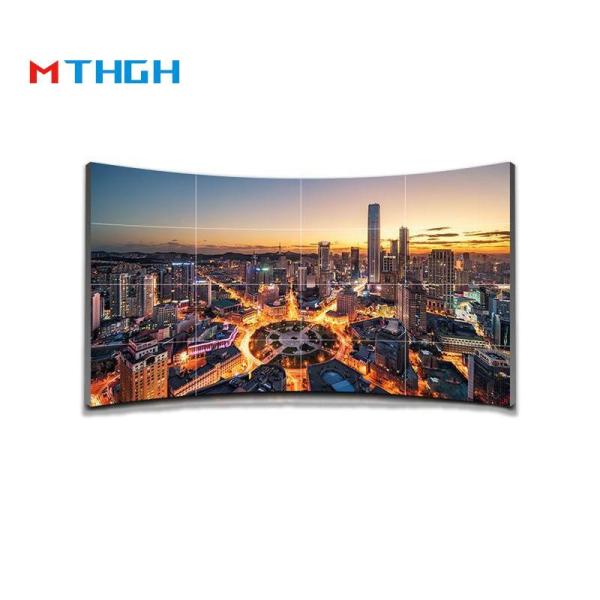 55 Inch LCD Splicing Screen with 500cd/m² Brightness and 1200:1 Contrast Ratio for Seamless Video Walls