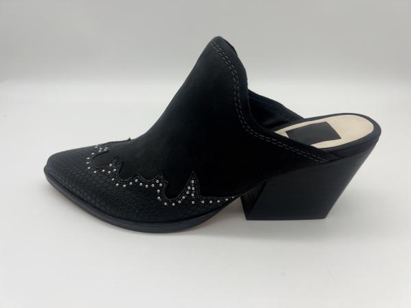 Sparkly Closed Toe Platform Womens Dress Shoes Black Soft Cow Suede Leather Shoes