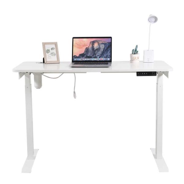 Single Motor Electric Height Adjustable Computer Desk 33.73lbs 120x60cm