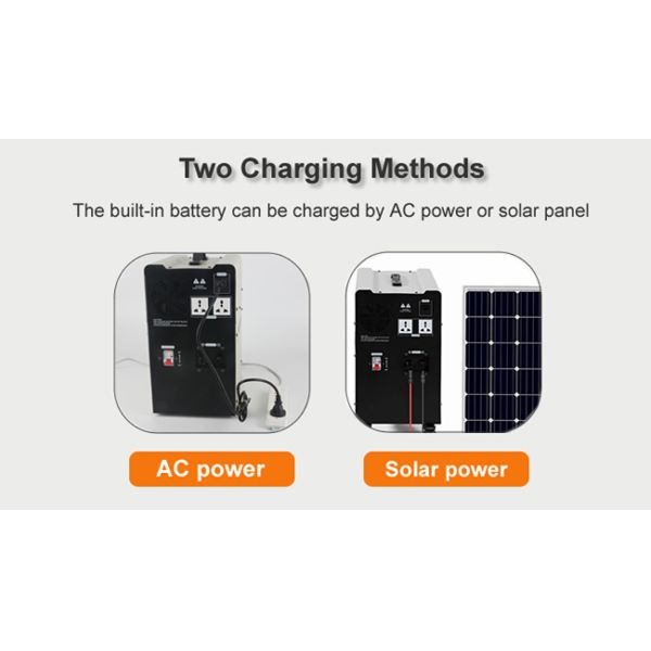 2KW All in One Portable Solar Power Station With Solar Panels