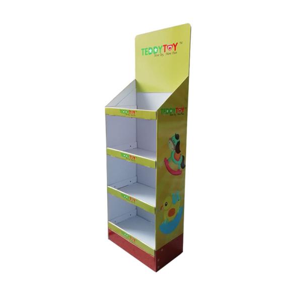 Eco-friendly Custom Logo Plastic Shoe Rack Organizer for Metal Paper Display Stand