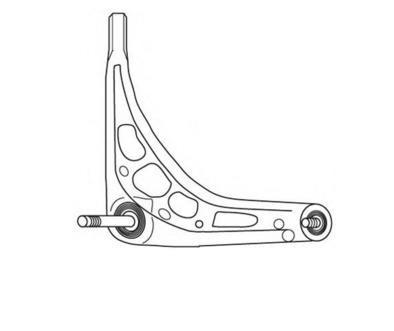Front Left Control Arm Aluminium Material 31126758519 For Car Spare Parts