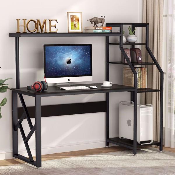 Solidwood Working Station Gaming Computer Desk for Home Office Soho Wooden Desk