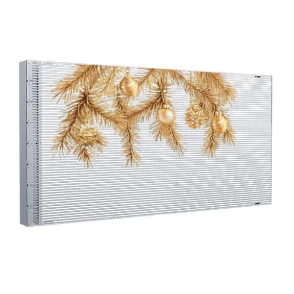 P4 Adhesive Transparent LED Display SMD1921 240x1500mm Front Service