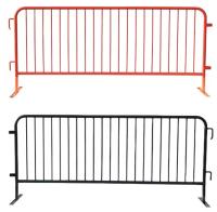 1.1x2.1M Barrière temporaire de contrôle de la foule routière Barrière métallique portable