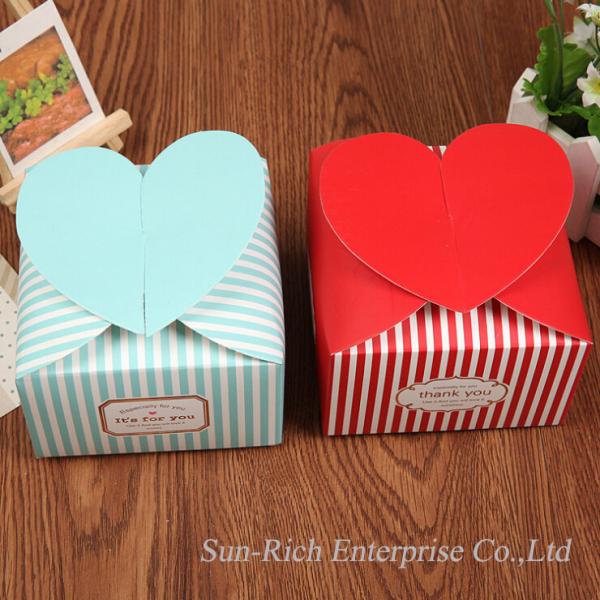 Wholesale Heart paper box wedding gift packing box