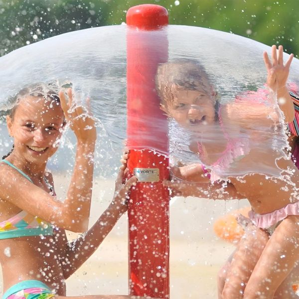 Colorful Water Slide Splash Pad Accessories Commercial Water Park Aqua Splash Pad Equipment