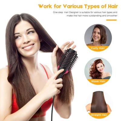 CE de nylon 65W 3 em 1 pente mais seco do cabelo, Straightener da escova do secador de cabelo
