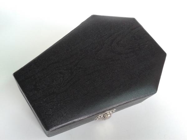 Wooden Pattern Custom Rigid  Jewelry Gift Boxes, Coated Paper Black Luxury Gift Packaging Boxes