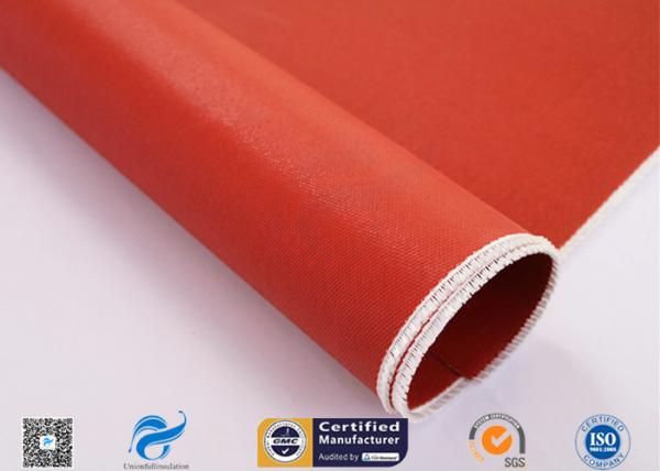 Tissu enduit de silicone 1000mm 80/80g large de fibre de verre d'anti isolation de ripper