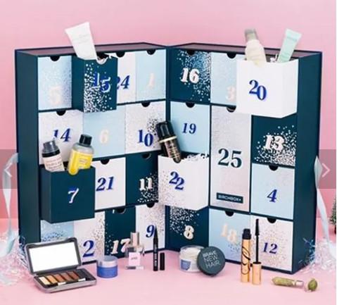 Wholesale Custom Christmas Calendar Box Cosmetic Cardboard Drawer Gift Box