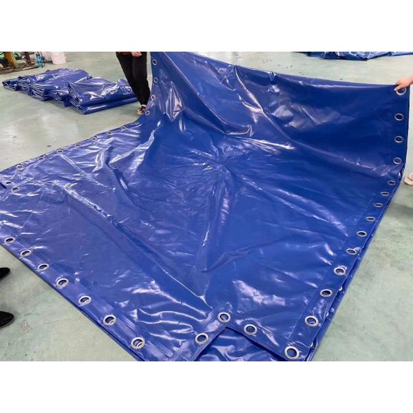 Крышка контейнера брезента 450г ПВК водоустойчивая с отверстией