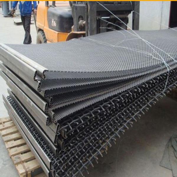 Crimped Wire Mesh For Mining Screen / Vibrating Screen Mesh