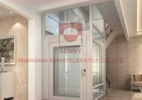 320 - 400 kg VVVF Tecnologia de accionamento Elevadores domésticos ventilados com rede de protecção