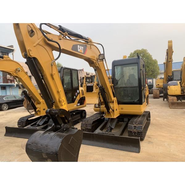 Used CAT 6T Excavators With 600mm Track Width And Hydraulic System Swinging