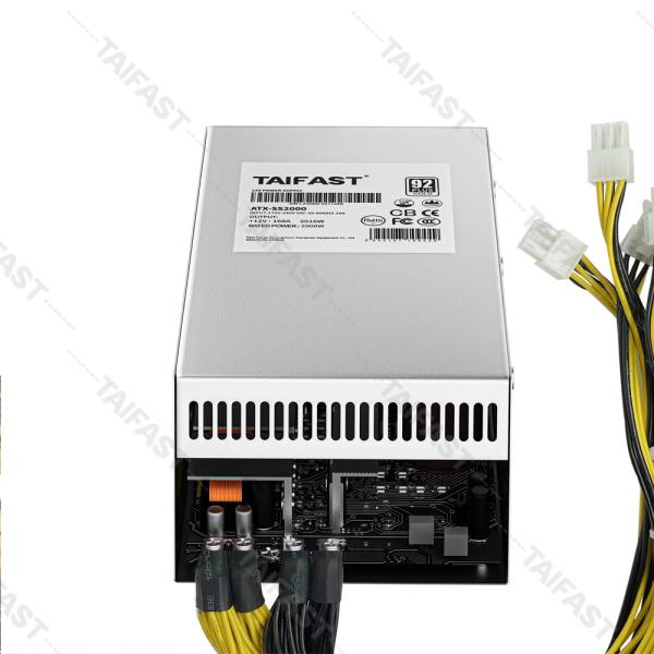 Ethereum Mining Rig Power Supply TAIFAST BTC Miner Machine 2000W Psu 12V PC