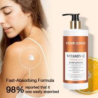 Loción para blanquear el cuerpo con vitamina C Ácido ferúlico Crema para aclarar el cuerpo Hidratante e hidratante Piel firme Nutrición