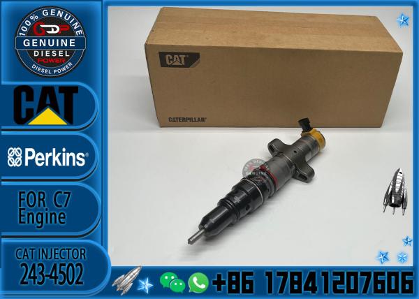 OE quality factory sale diesel fuel injector 243-4502 2434502 for CAT Caterpillar C7 engine