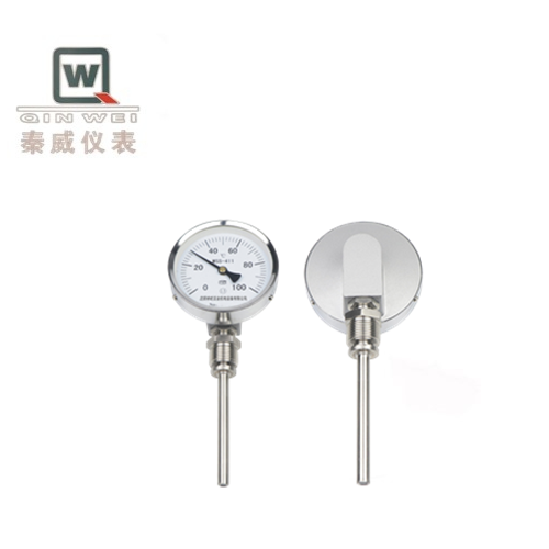 Radial Bimetallic Thermometer 4inch Coil Dial Easy Reading Scale