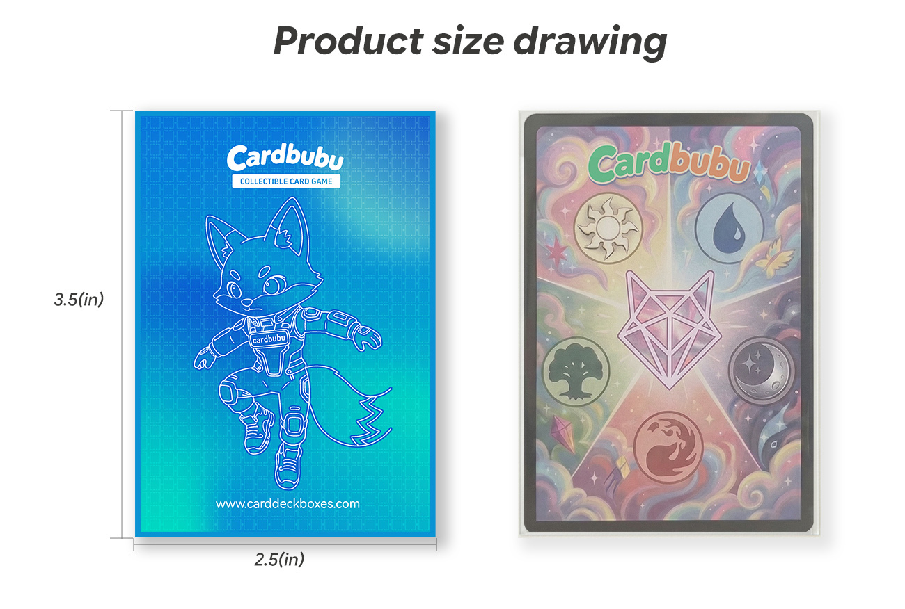 Custom Printed Inner Card Sleeves UKCA TCG Ultra Pro Sleeves