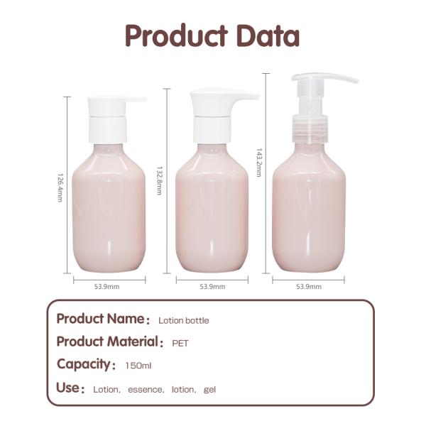 24-410 2cc / 2.8cc Lotion Pump With 150ml PET Daily Chemical Bottle