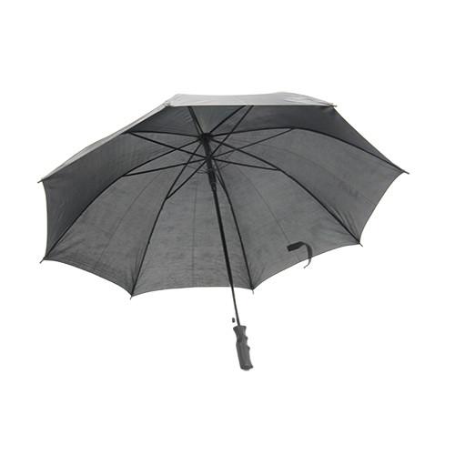 guarda-chuva da vara do Pongee do eixo do metal de 8mm com tampa plástica