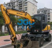 XYB75W-9 XYB75W-8T Cabine de vidro frontal da escavadeira Porta deslizante inferior na parte traseira do braço direito Vidro temperado