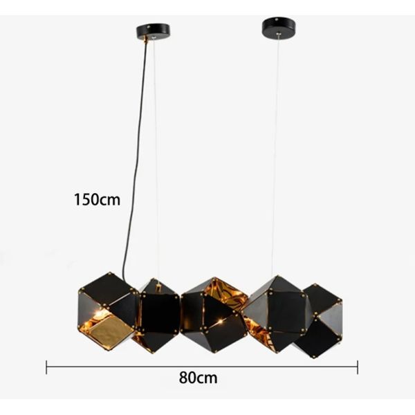 Modern home decor led lights pendant light lamps Riddle Linear Suspension（WH-AP-628）