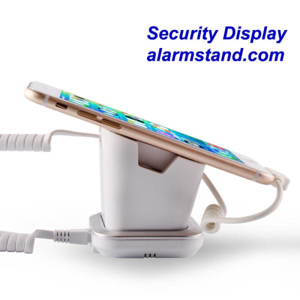 COMER Powerful tablet counter display charging and alarm sensor stand, anti-theft devices for accessories stores