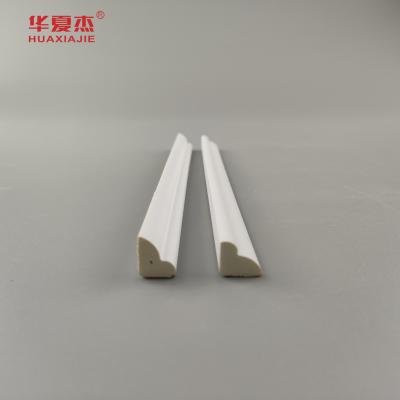 Crown Molding White Plastic Extrusion Profiles For Interior Decoration