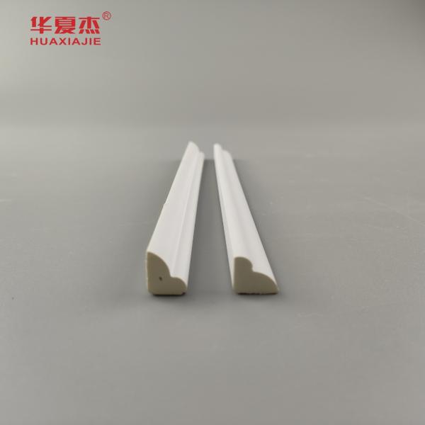 Crown Molding White Plastic Extrusion Profiles For Interior Decoration