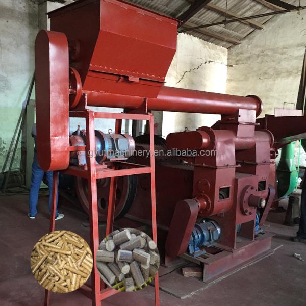 Производственное предприятие дровяной пиломашины дровяной перфорационной прессы для производства брикетов из биомассы