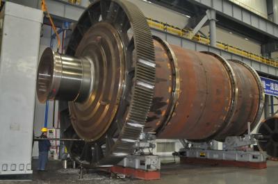 High Manganese Steel Liner Dry Grinding Ball Mill For Rock Mining
