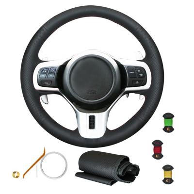 High Quality Leather Hand Sewing Steering Wheel Cover for Mitsubishi Lancer 10 EVO Evolution