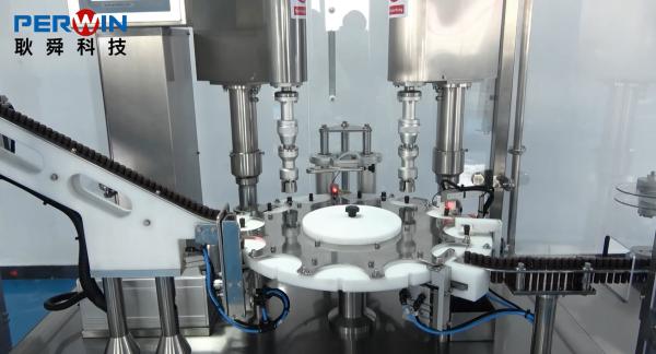 Precise Test Tube Aseptic Filling Machine 1 - 2 Heads ±1-3% Filling Accuracy For Industrial