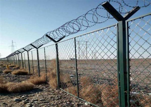 Anti Corrosion Concertina Razor Wire Coil Hot Dipped Galvanized Concertina Barbed Wire