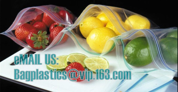 resealable, reclosable trasnparent freezer plastic k bag, Reclosable Grip Zip Smell